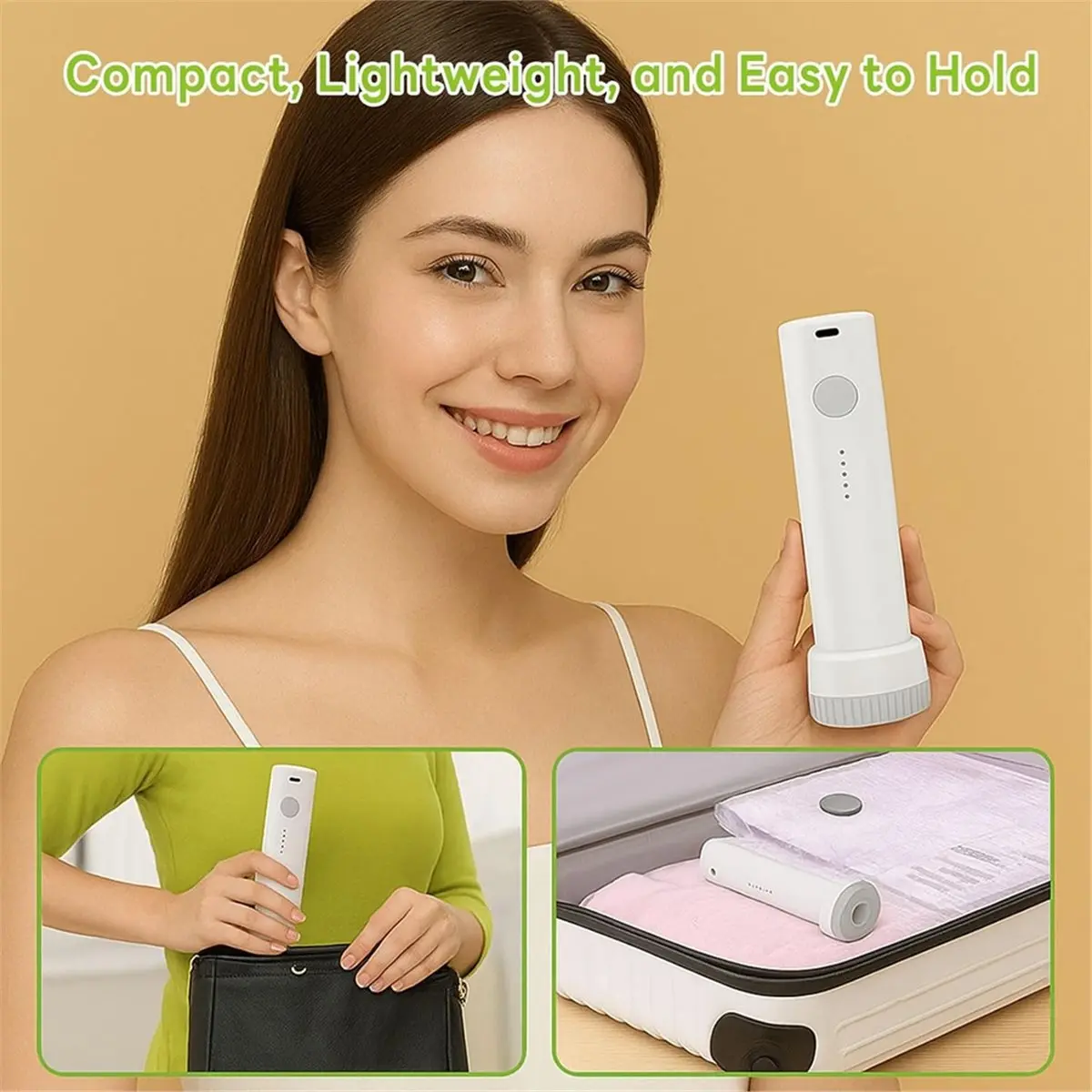 ABFS 12 Pack Vacuum Bags for Travel with Rechargeable USB Pump,Space Saver Vacuum Storage Bags for Luggage and Suitcase