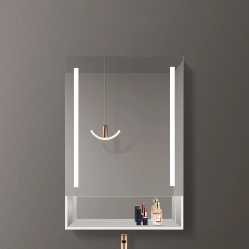 Cosmetische Organizer Spiegelkasten Grote Minimalistische Muur Gemonteerde Hoofdeinden Luxe Opbergdoos Slaapkamer Badkamer Lang Modern Groot