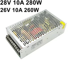 28V 10A 280W 26V 10A Switching Power Supply Source Transformer AC-DC SMPS 110V 220V Input For 3D Print Access Control Regulator