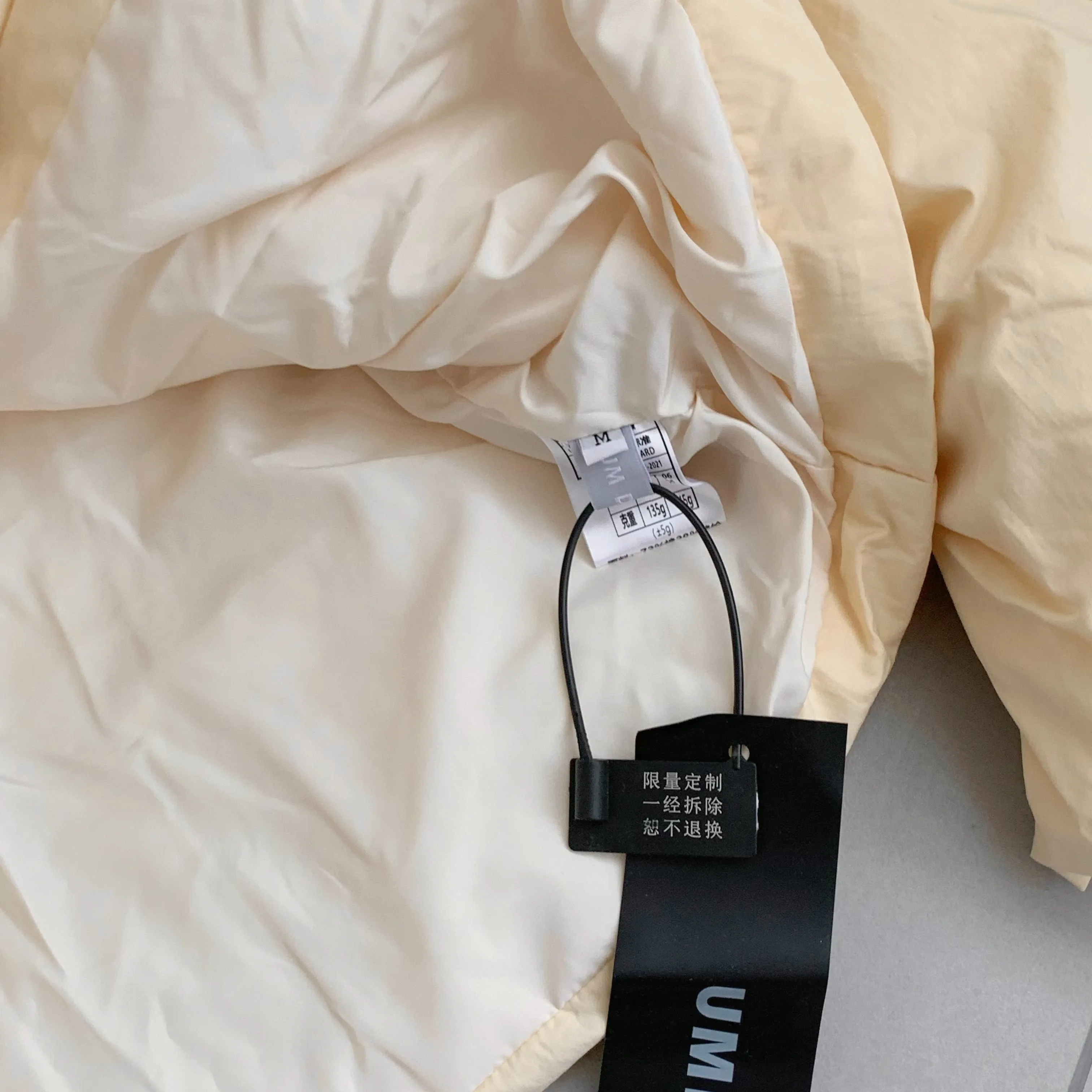 Cappotto da donna autunno inverno elegante con scollo a V in piumino d'anatra bianco Lady Streetwear manica lunga caldo piumino allentato capispalla