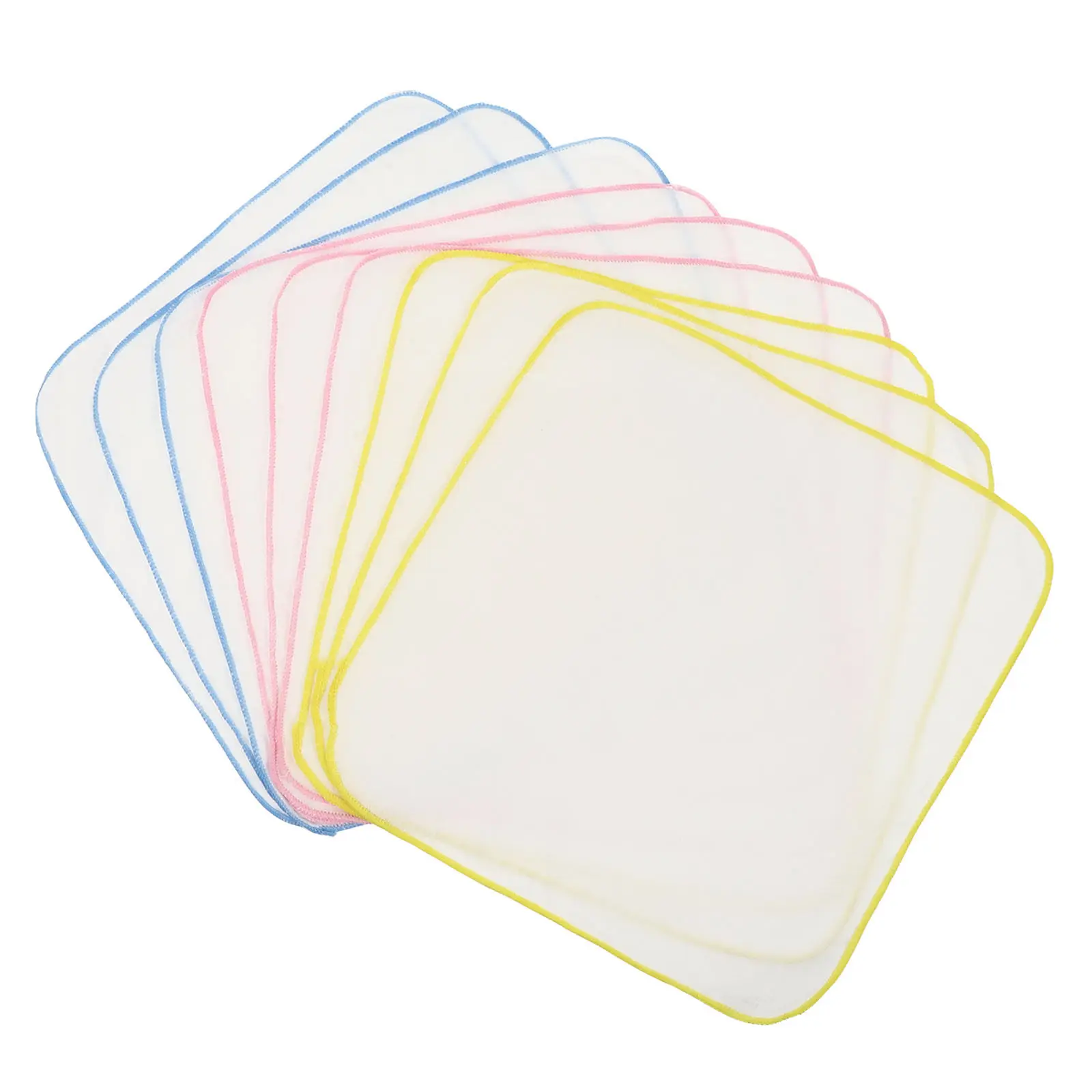 

Набор из 9 хлопковых салфеток для отрыжки для новорожденных, впитывающие, мягкие, моющиеся, для младенцев