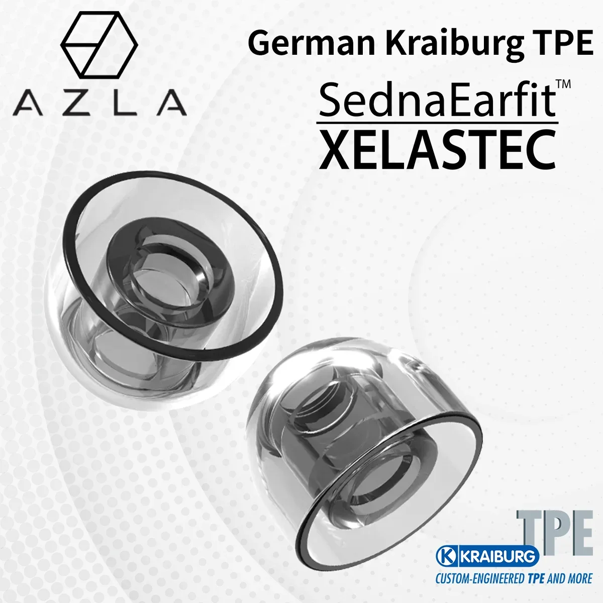

2 пары амбушюров AZLA Xelastec для SONY WF-1000XM4 1000XM3 амбушюры 1697ti Qdc противоскользящие наушники избегают падения вокала липкие насадки