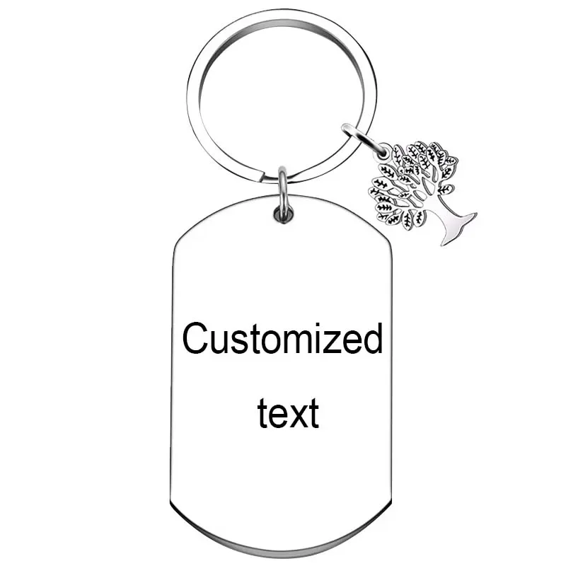 Personalized Custom Keychain Stepdad Fathers Day Birthday Gift Key chain Mother Day Appreciation Gift key rings