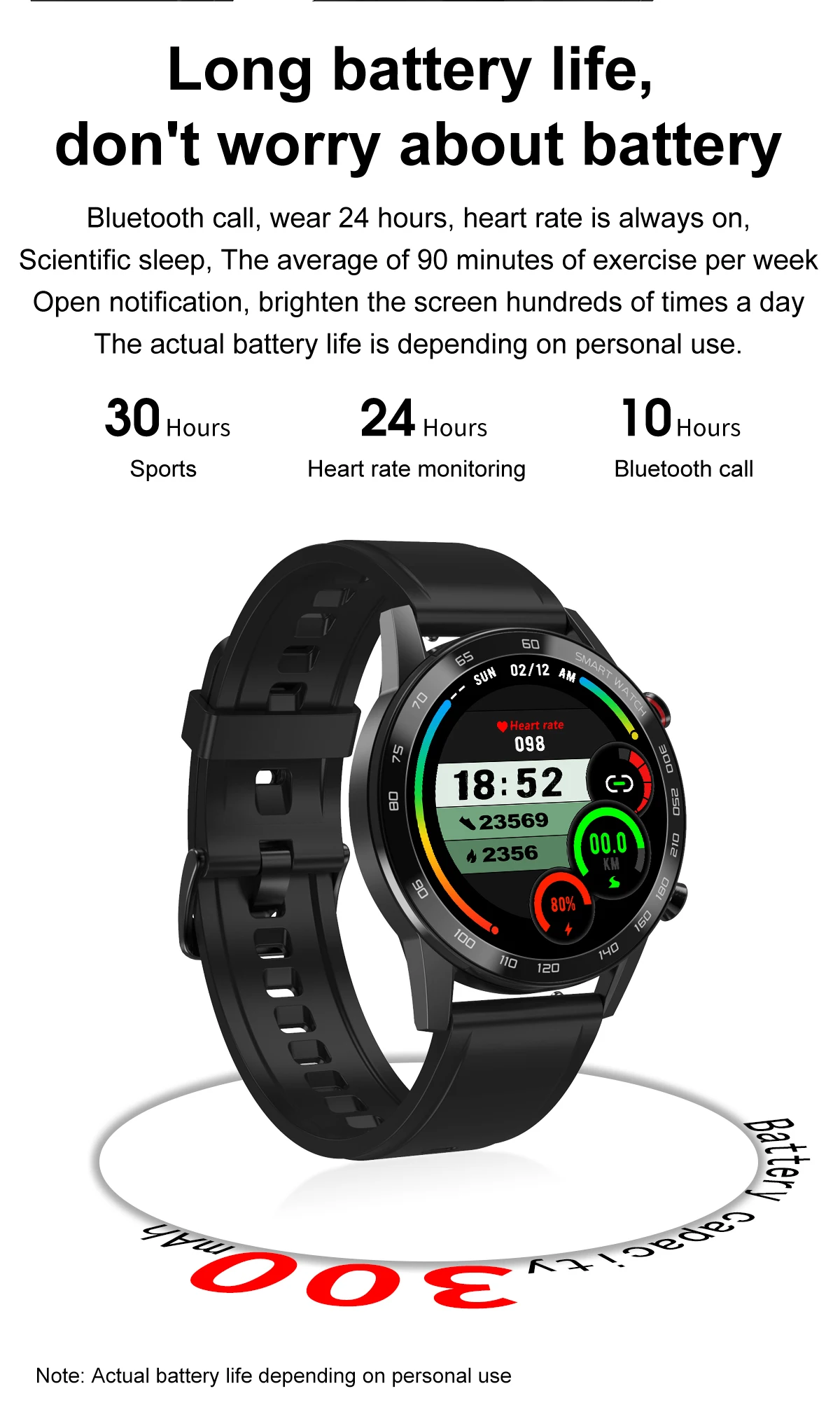 Zordai DT95 Smart Watch 1.3\