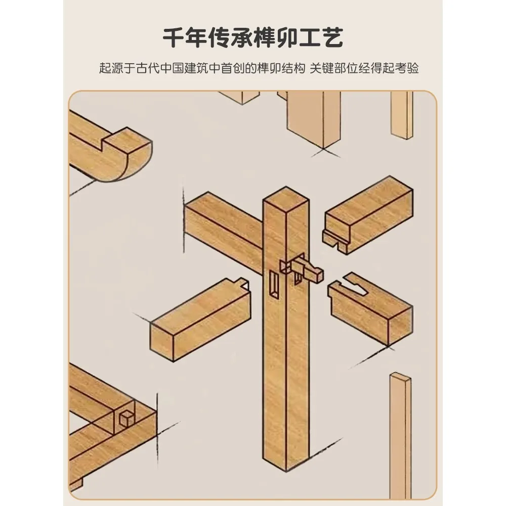 Massivholz-Etagenbett, doppelschichtiges Hoch- und Niedrig-Schwiegermutter-Kombinationsbett für Erwachsene und Kinder, versetzte kleine Wohnung