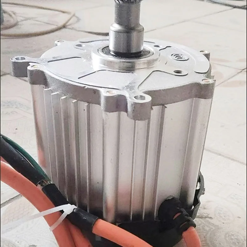 محرك دراجة ثلاثية العجلات كهربائي عالي الطاقة محرك تفاضلي مجموعة محرك ثلاثية العجلات 48 فولت محرك مغناطيسي دائم