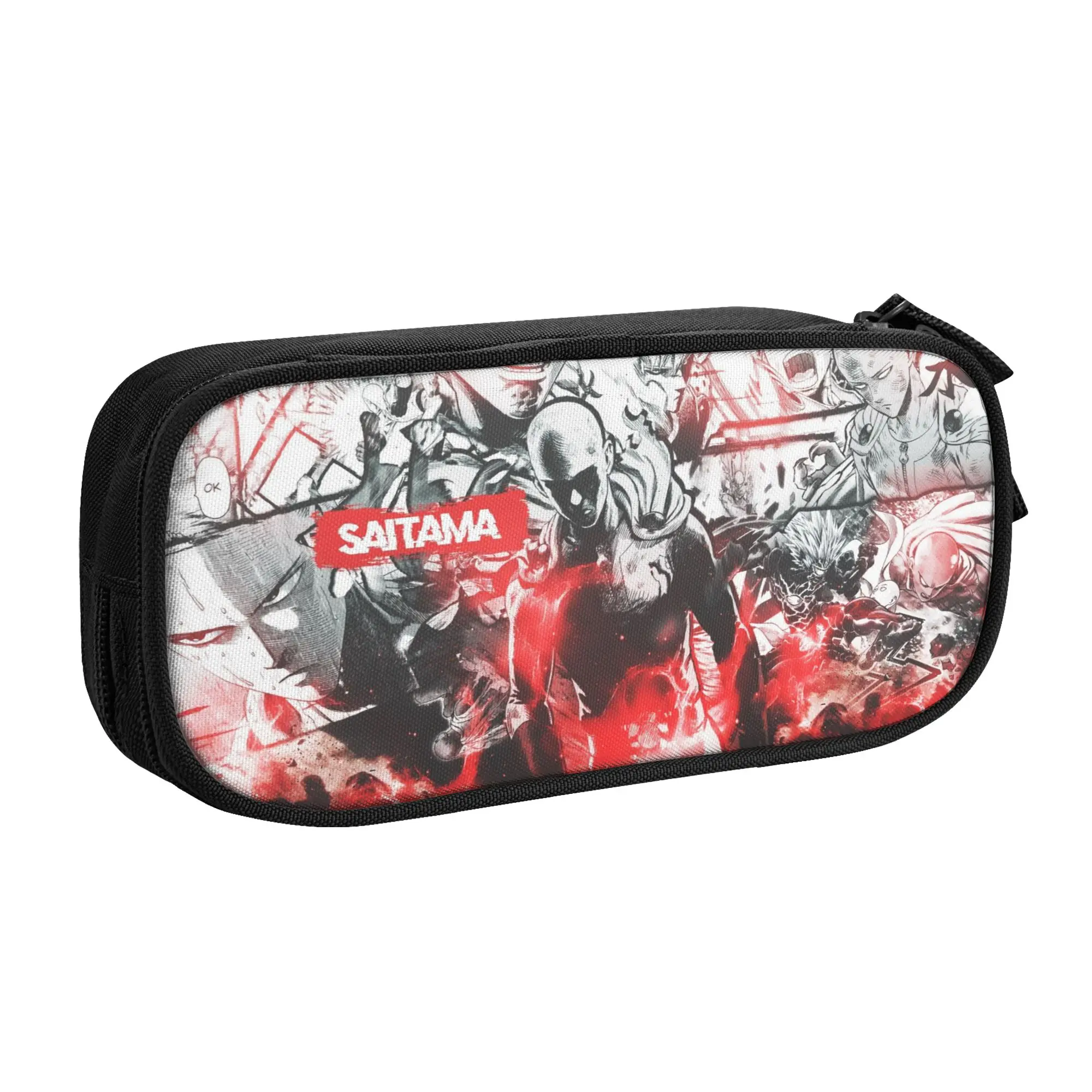 One-Punchs-Man Anime Pencil Case Fun Saitama Bag Kids Big Capacity School Supplies Gifts Pencil Pouch