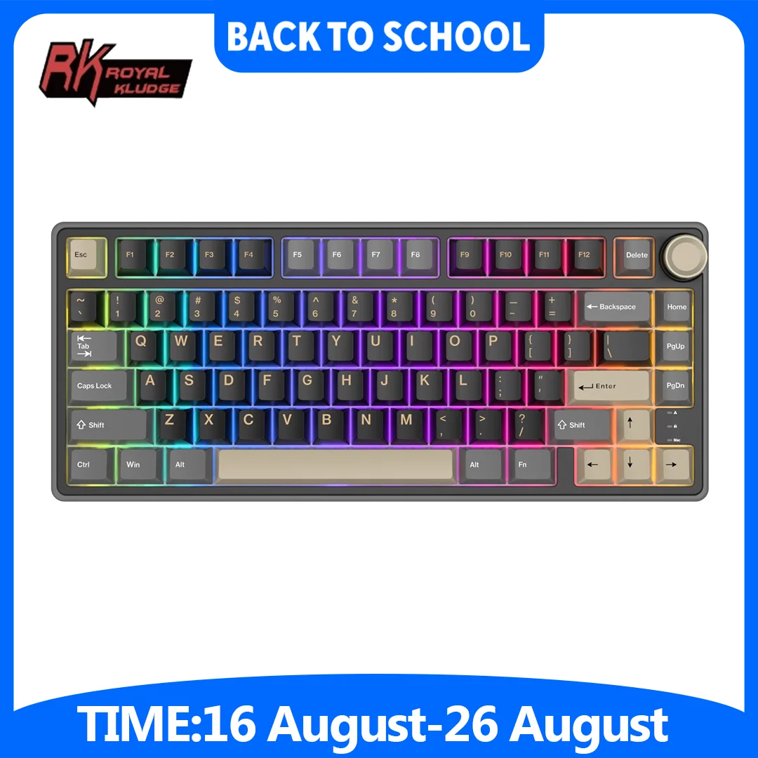 Q21 Gaming Console - Royal Kludge RK R75 Wired Gaming