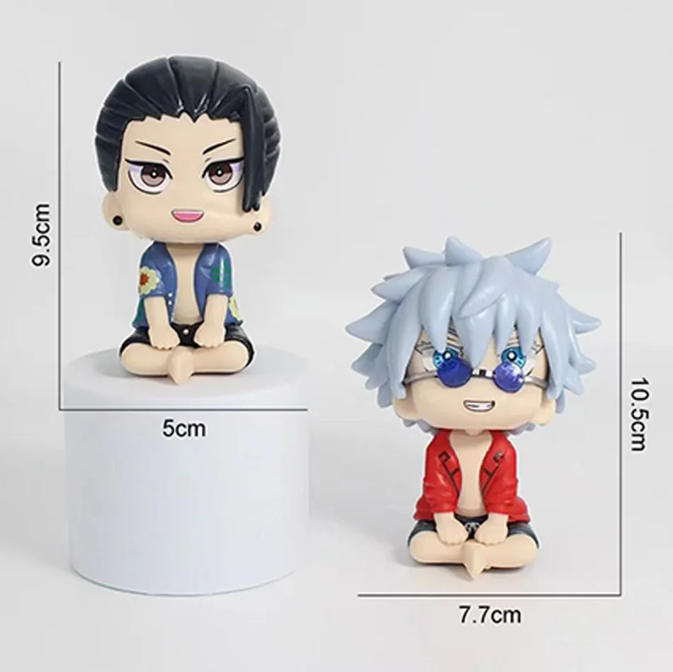 Jiumaocleu Figura Gojo Satoru 20cm - Estatua JJK Anime Jujutsu Kaisen Hecha A Mano – Modelo PVC Coleccionable Para Escritorio, Regalo Fans Jiumaocleu Figura Gojo Satoru 20cm - Estatua JJK Anime Jujutsu Kaisen Hecha A Mano – Modelo PVC Coleccionable Para Escritorio, Regalo Fans