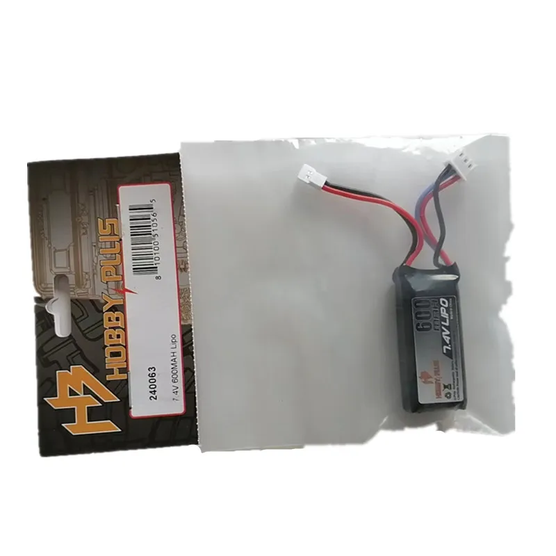 Bateria Lipo 2S 600mah#240063 Dla HobbyPlus EVO-PRO CR-18P FURITEK 1/18 KRATOS RockVan RC Car Statek Łódź