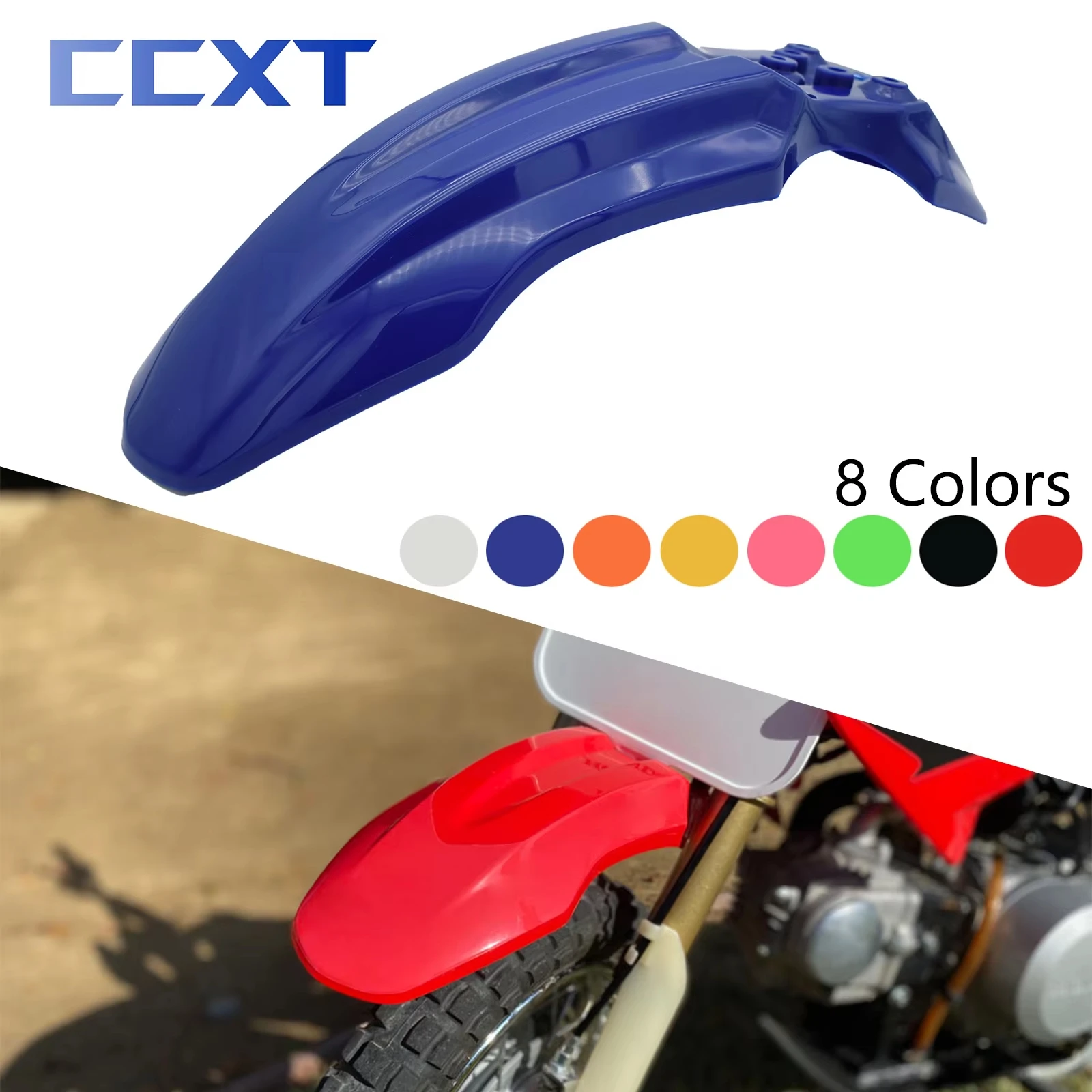 

Мотоциклетные пластиковые передние крылья, брызговики, крыло для Honda CRF50 XR50 2004-2017 2018 2019 2020 2021 2022, универсальное