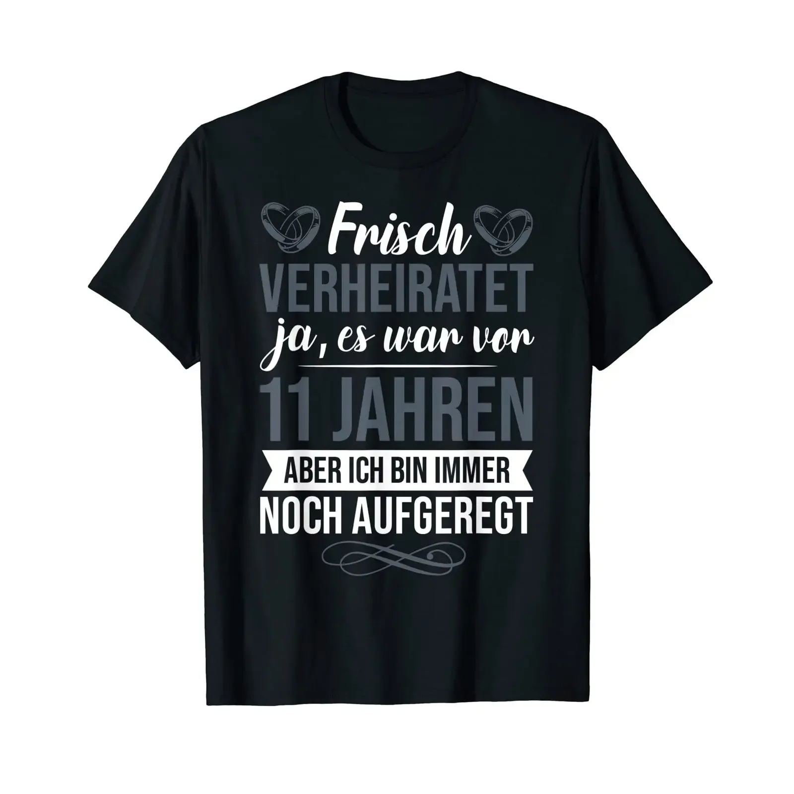 Steel Wedding Anniversary Couple T Shirt black S vintage Washed designer clothes Comfortable Stylish Versatile