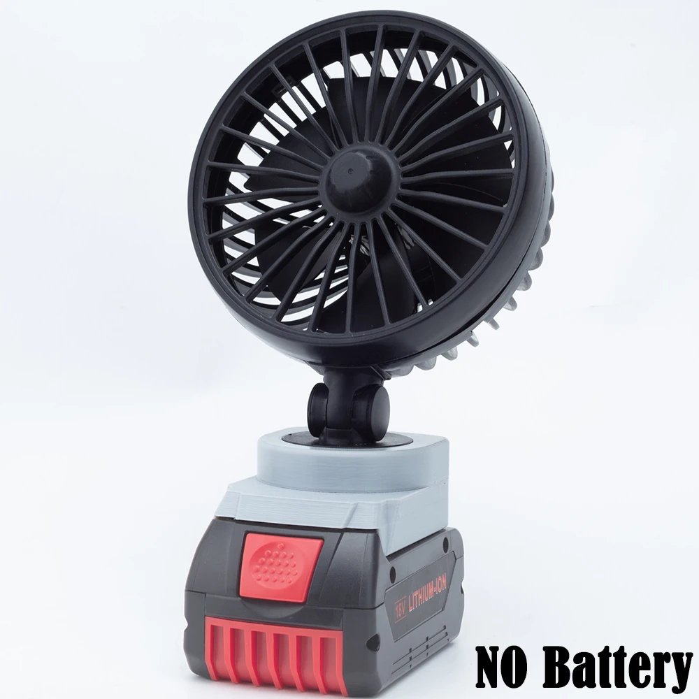 ventilador sem fio portatil para bosch bateria de litio 18v oficina camping pesca viagem sem bateria 01