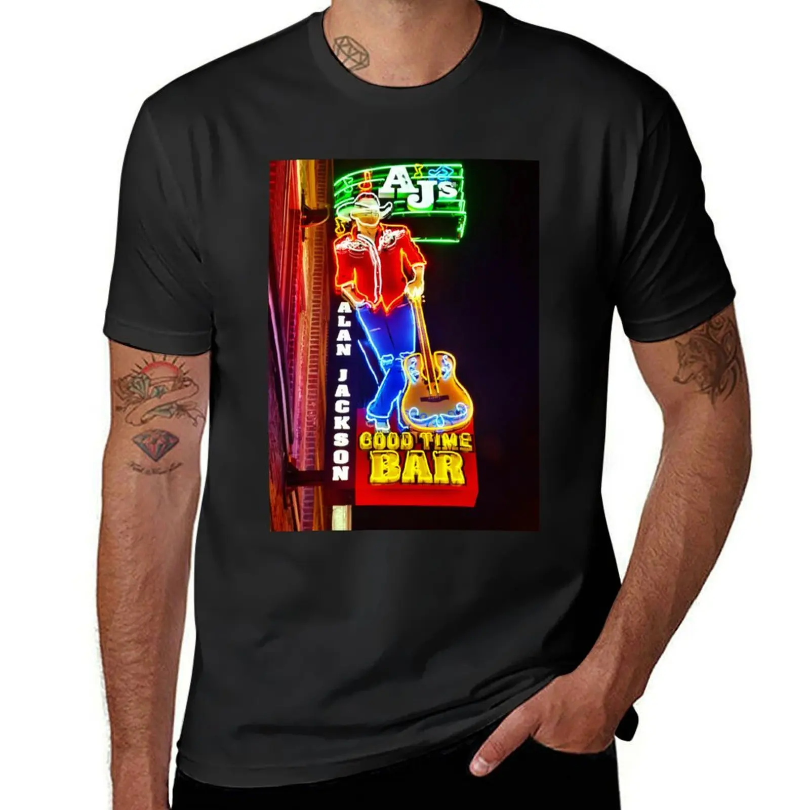 

AJ's Good Time Bar T-Shirt quick drying boys whites fitted t shirts for men