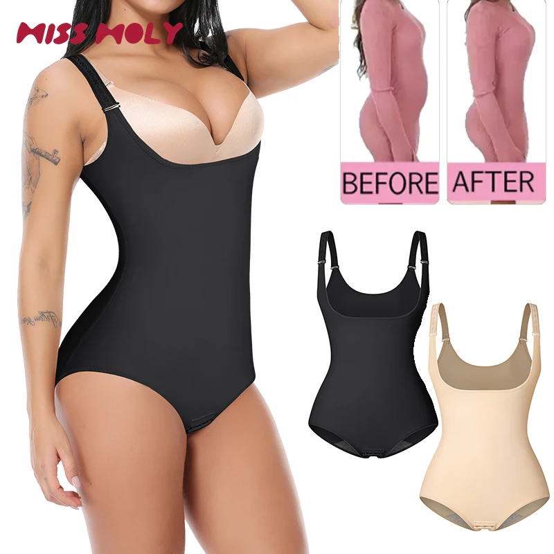 Underbust Bodysuit Shapewear Women Push Up Breast Slim Waist Trainer Tummy Control Body Shaper