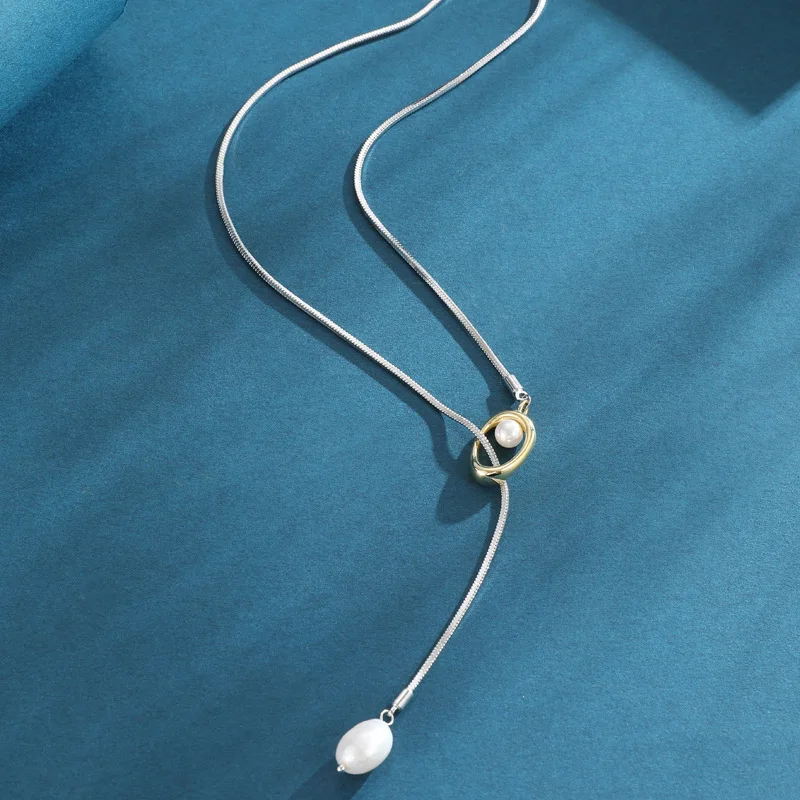 

New best-selling tassel necklace, sweater chain, light luxury and high-end pendant, women's jewelry and accessory