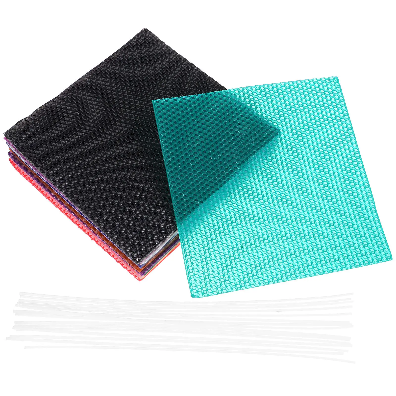 Beeswax Sheet Roll - แผ่นขี้ผึ้ง 1 ชุด วัสดุขี้ผึ้งม้วน ลายรังผึ้ง สำหรับตกแต่งงานปาร์ตี้