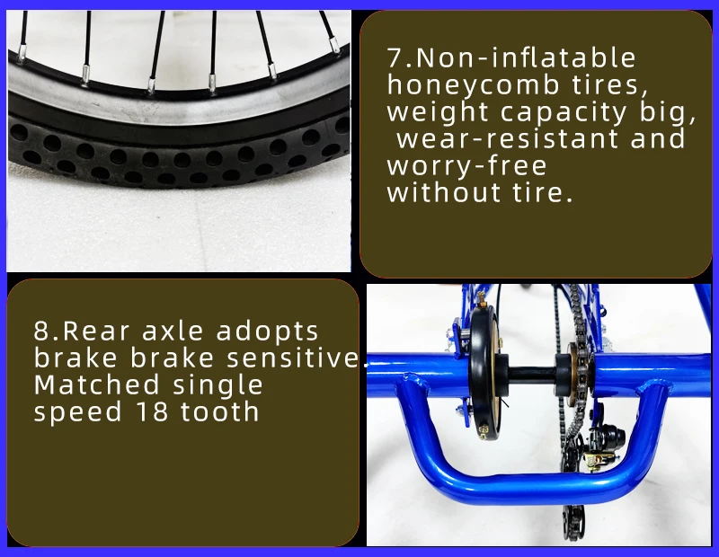 Pedal-Dreirad für Erwachsene, Stahl-Erwachsenenfahrrad, dreirädrige Fahrräder, Triciclo Para Adultos/andere Dreiräder, Fracht-Dreirad zum Verkauf