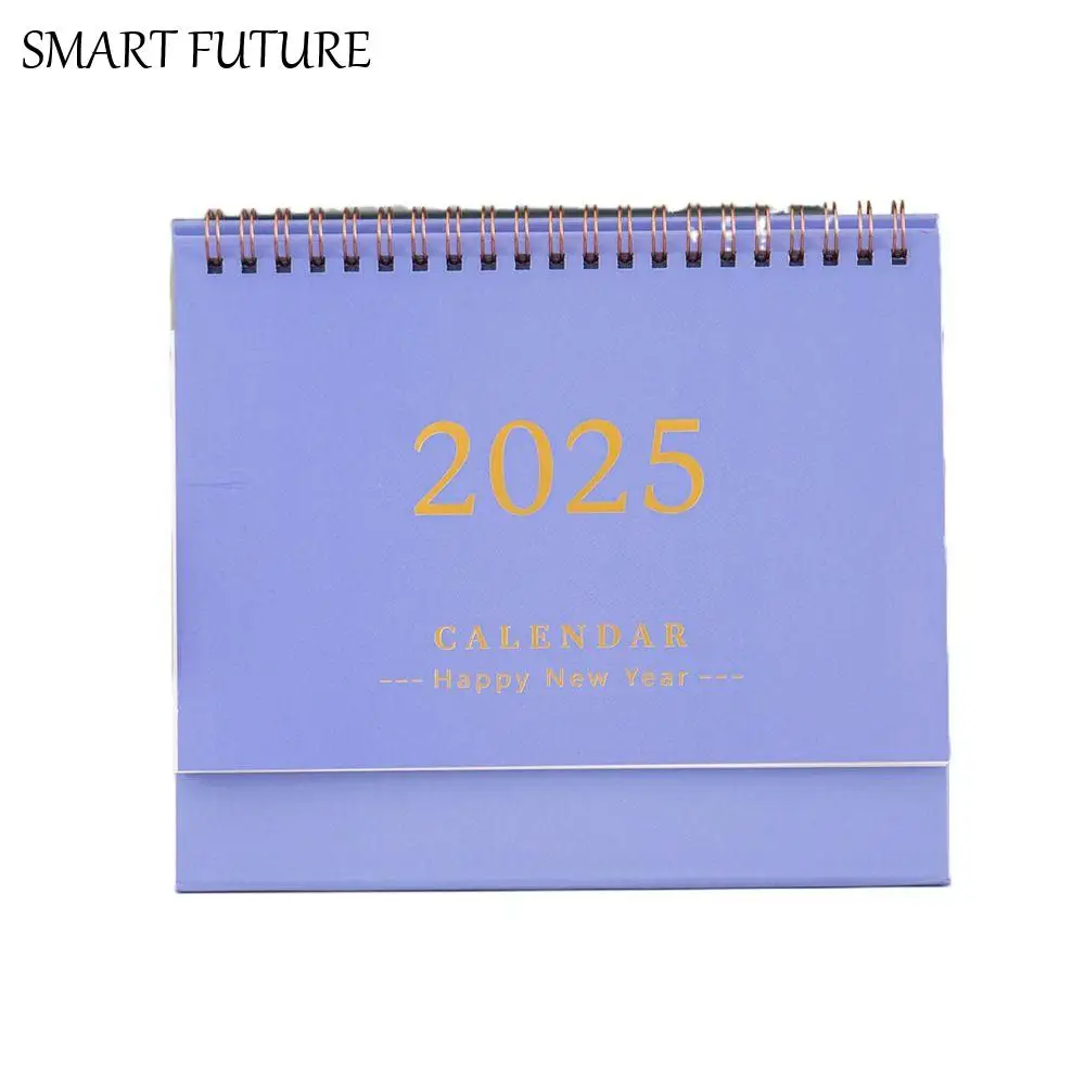 

Креативный календарь на 2024-2025 годы, 12 месяцев, настольный календарь на 2025 год, портативный блокнот, стоячий флип-календарь, студенческие канцелярские принадлежности