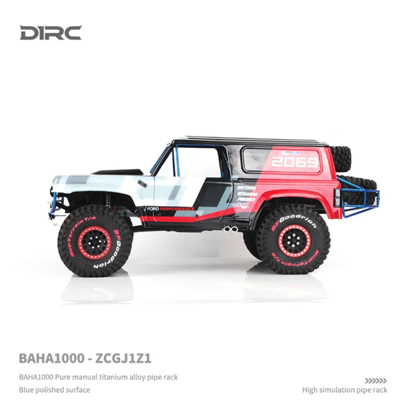 グッドリッチクライミングタイヤバハバハバハ1000パーツ、1:10 rcクローラーカー用1.9 "タイヤ、traxxas trx4 trx6アキシャルscx10rc4wd d90用117mm、バハバハ1000