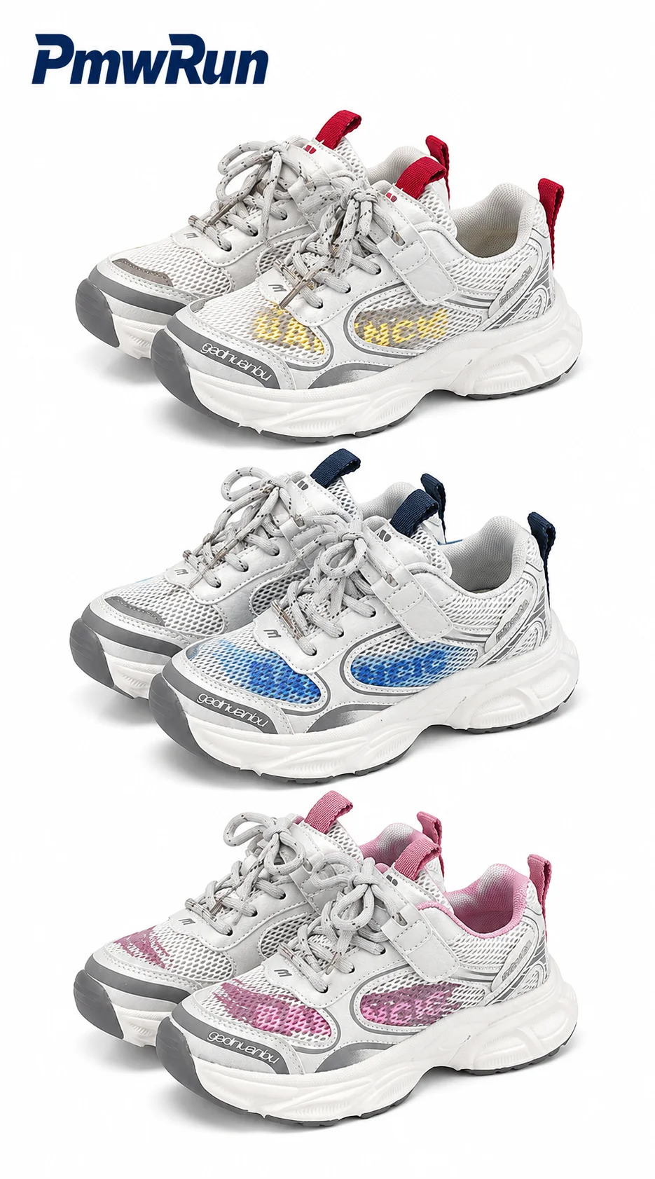 PU-Leder Sportschuhe für Kinder Trendige Mode Teenager Kinder Sneakers Rutschfeste Wasserdichte Laufschuhe Jungen Mädchen – Detail 8
