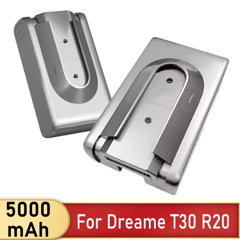 29,6V Ersatz-Akkupack für Dreame T30 R20 Kabelloser Staubsauger, Hochkapazitäts-5000mAh Wiederaufladbarer Akku
