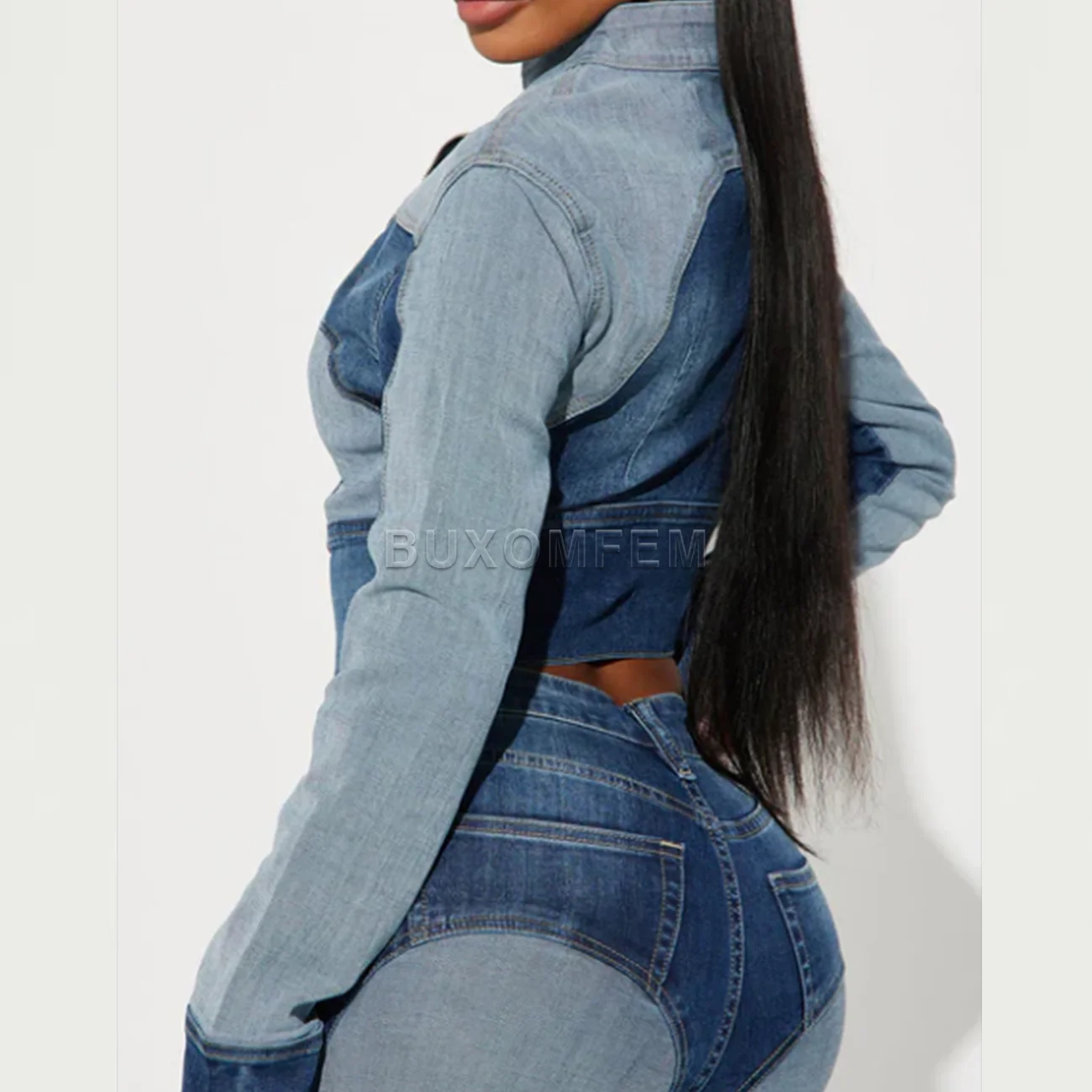2025 Female Sleeveless Denim Jacket Ladies Spring & Autumn Cropped Versatile Clothings Women's Stylish Splicing Denim Jackets