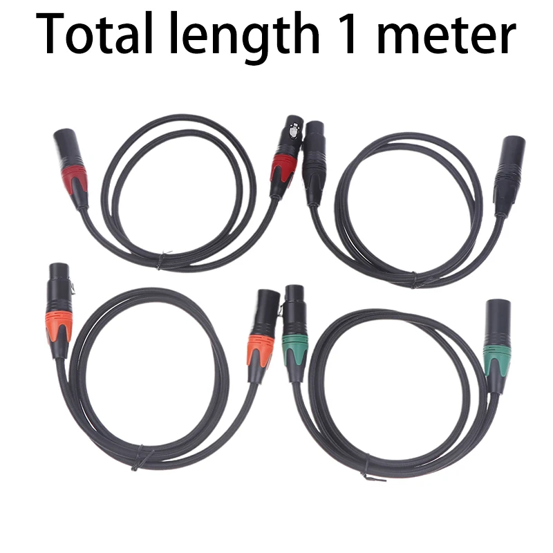 ชายหญิงสําหรับ Professional การบันทึกสาย Balanced Mixer เครื่องขยายเสียงลําโพง Live ไมโครโฟนสายลําโพง