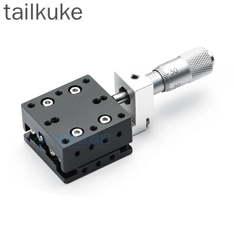 X-Axis Displacement Platform Optical Movement Fine Adjustment Small Precision Manual Micro Cross Slide LX30-LX125
