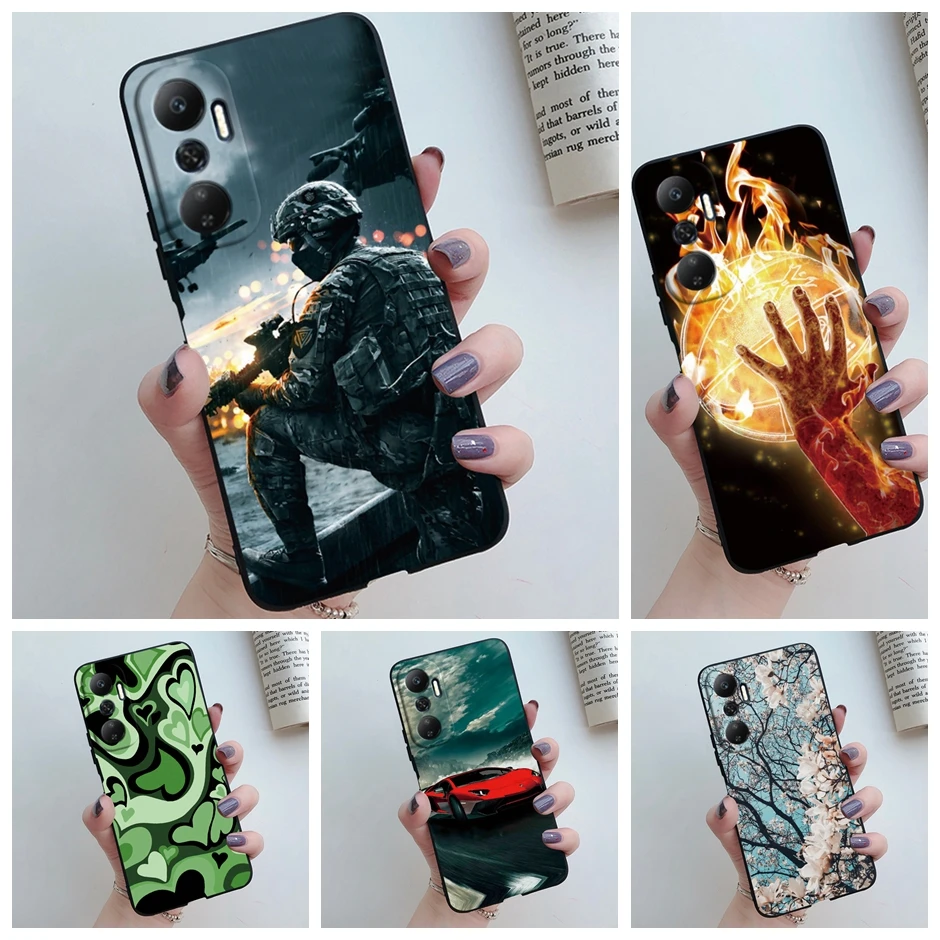 For Infinix Hot 20 4G Case Cool Cartoon Soft Silicon TPU Phone Back Cover for Infinix Hot 20 4G Hot20 4G X6826B Protective Coque