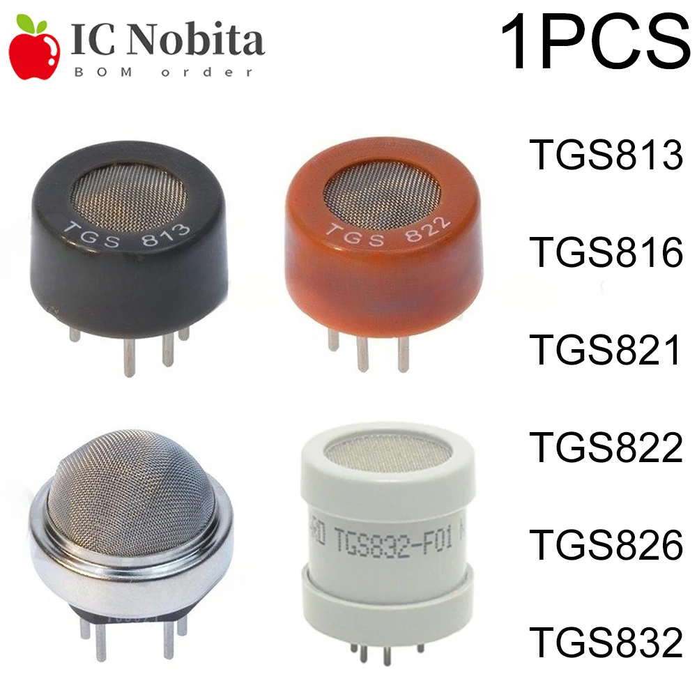 1 Uds TGS813 TGS816 TGS821 TGS822 TGS826 TGS832 Sensor de Gas Detector de Gas Combustible para GLP metano propano butano