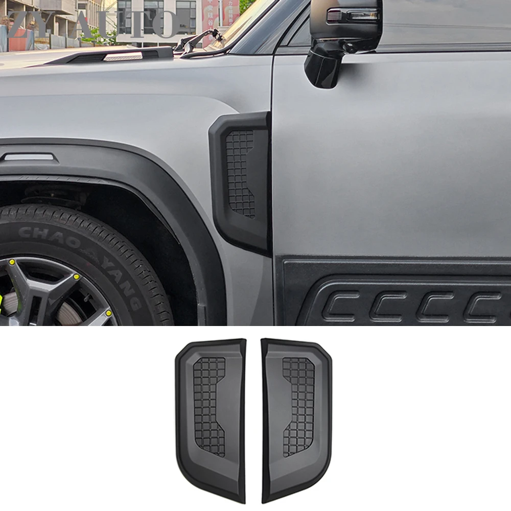 

For Chery Jetour T2 Traveller 2023 2024 Leaf panel decorative side air vent sticker body modification accessories