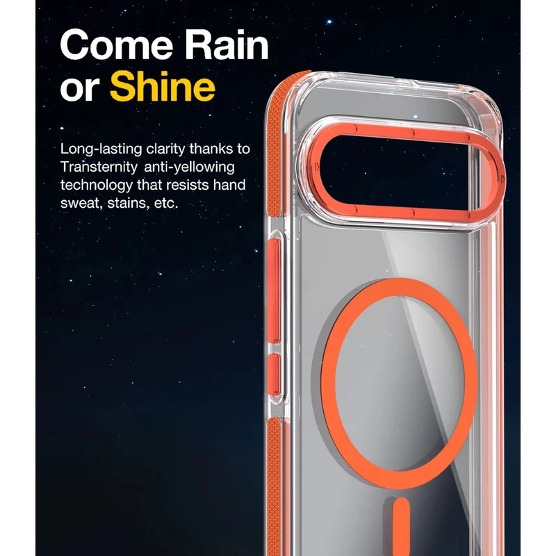Luxury High Clear Magnetic Phone Case For Google Pixel 10 9 Pro XL Magsafe High Gloss Hardware Button Anti Drop Back Cover