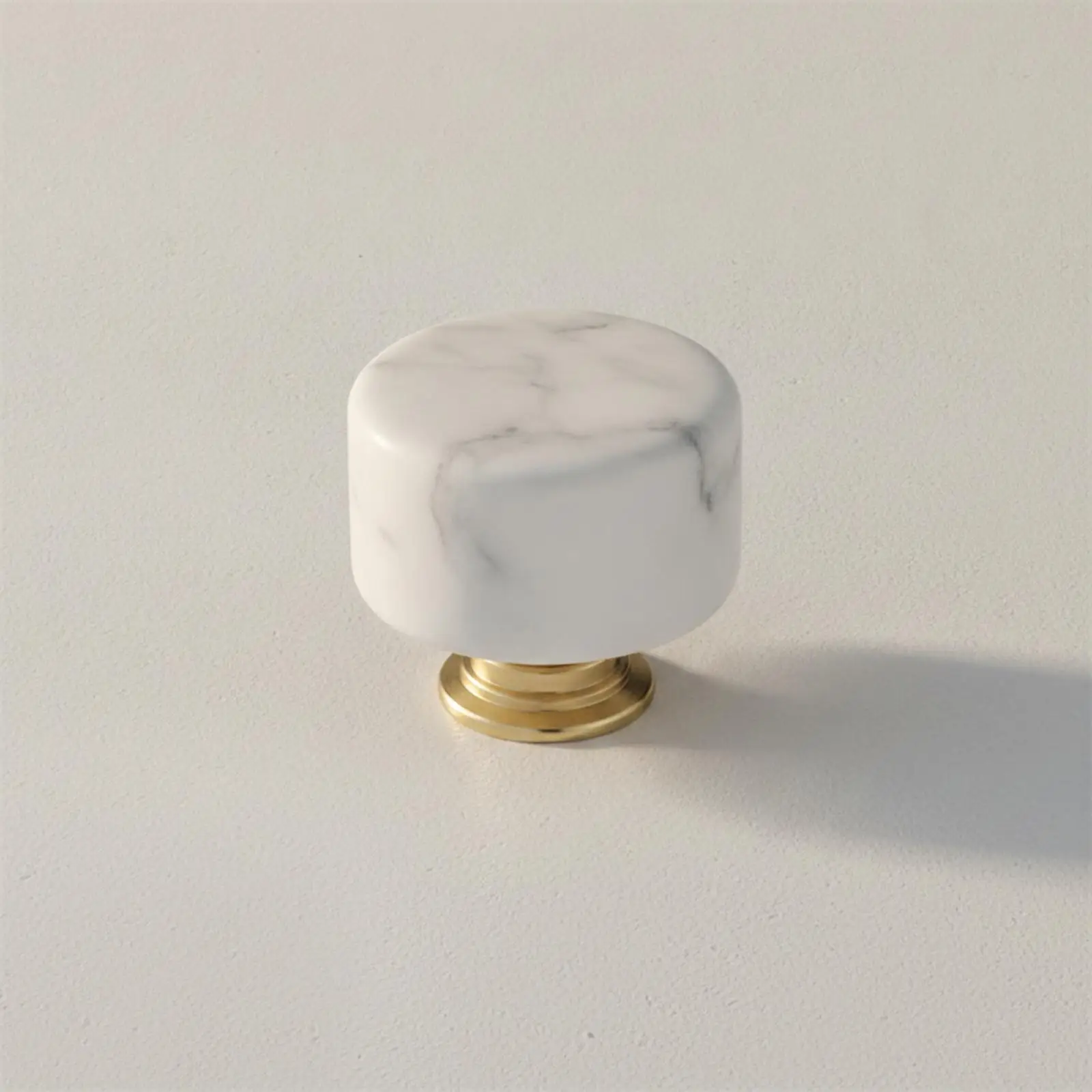 Cabinet Knob with Marble Top Modern Cabinet Knob Knobs Compact Hardware Easy to