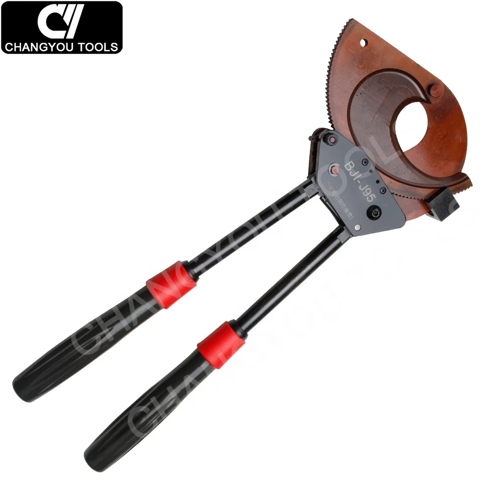 BJI-J95 Ratchet Cable Cutter CU-AL Armoured Cable  3x185mm² cutting tool