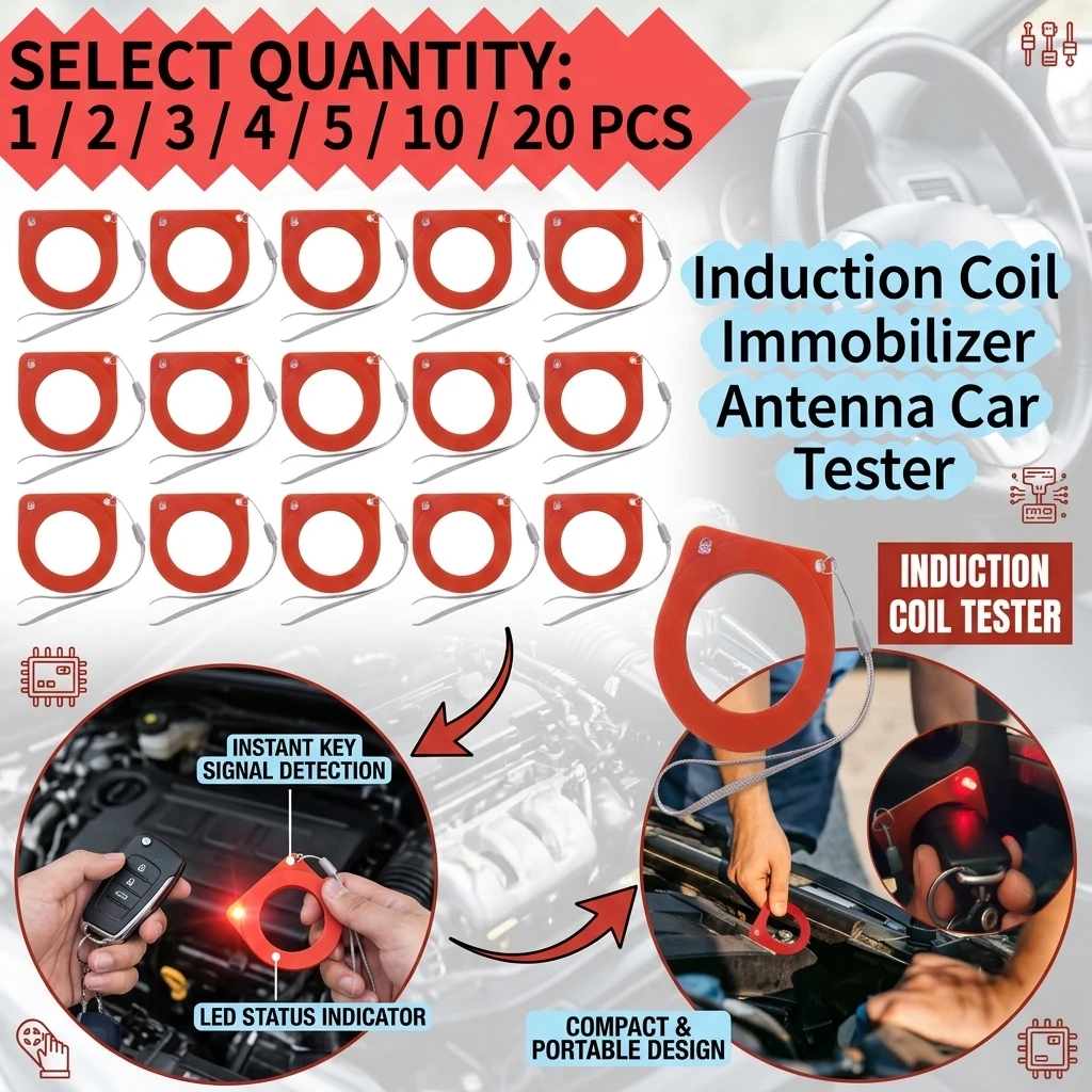 Car Detection Coil Ecu Test Induction Anti Tester Auto Automotive Tool System Immobilizer Key Diagnostic Ignition Signal Device