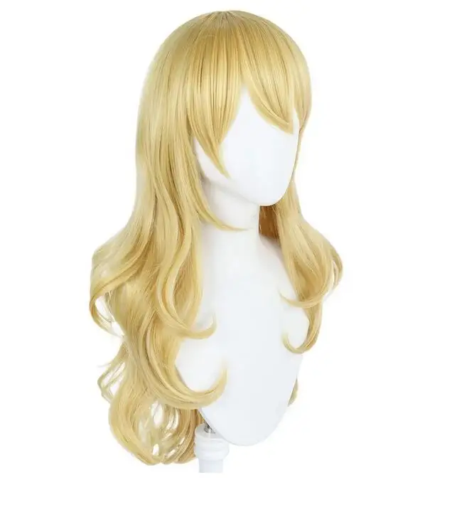 Wig Cosplay untuk anak perempuan, pakaian Cosplay Halloween, Wig karnaval anak-anak, untuk anak perempuan