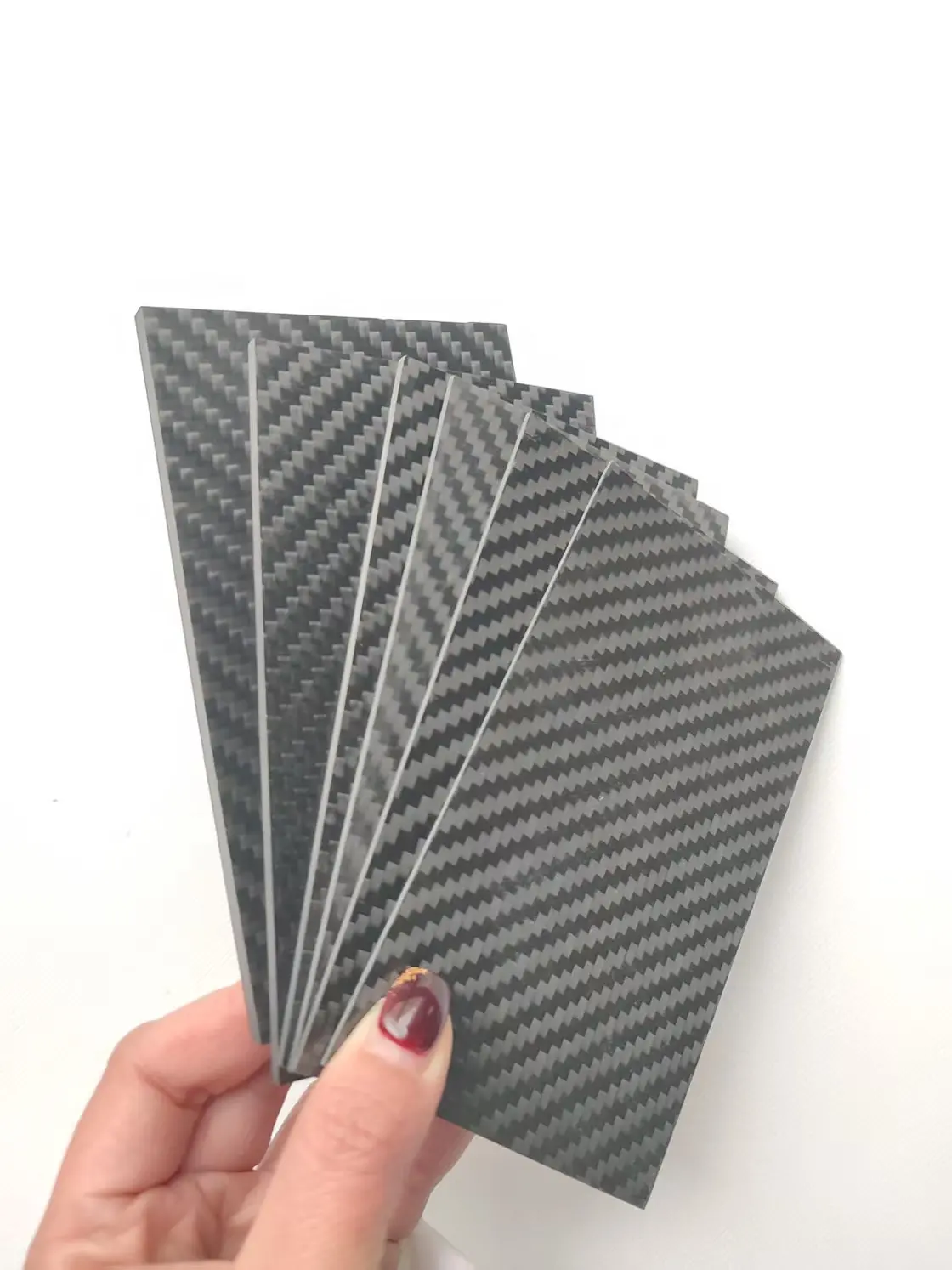 NEW 125mm X 75mm Real Carbon Fiber Plate Panel Sheet 0.5mm 1mm 1.5mm 2mm 3mm 4mm 5mm thickness Composite Hardness Material drone