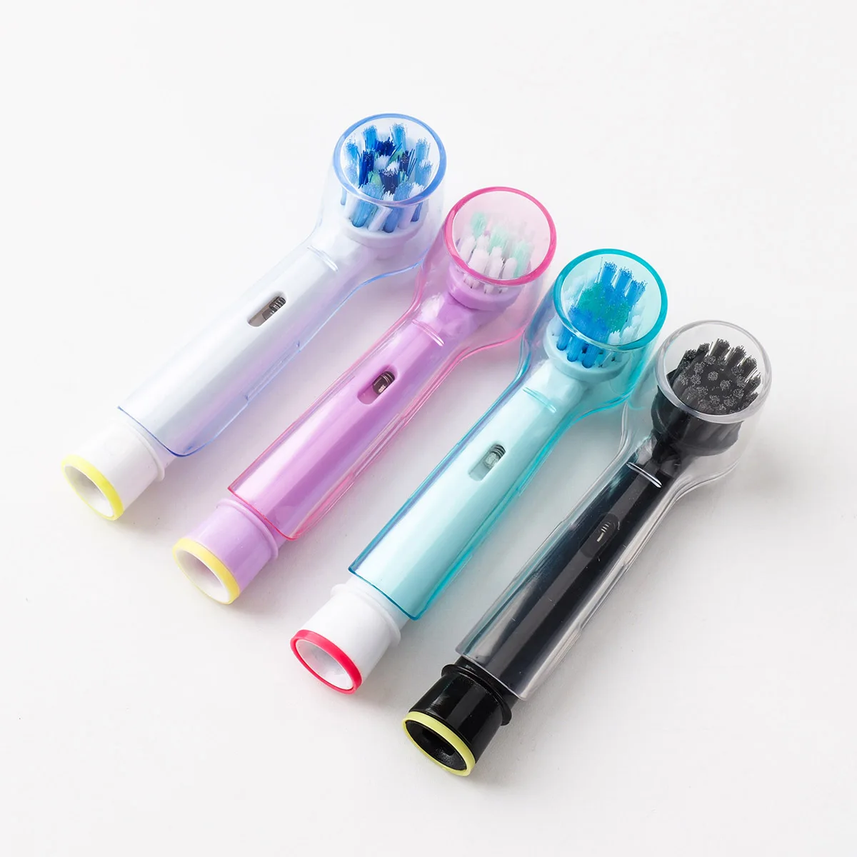 غطاء رأس فرشاة الأسنان الكهربائية غطاء غطاء غبار كم واقي/غطاء مناسب لـ Braunoral Oral Oralby 4/8/12 قطعة #5