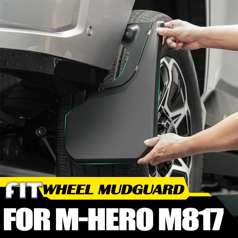 

Car Four-wheel Mudguard Fit for Dongfeng M-Hero M817 2025 2026 Modified Car Wheel Water Blocking Plate and Sand Proof Plate