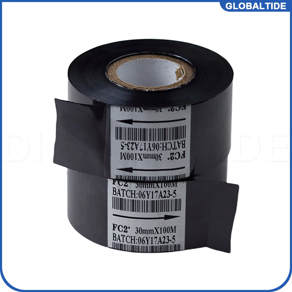 LC1 Thermal Ribbon Of Printing Machine Date Code Ribbon Printer Accessory Heat Transfer Date30MM*100M