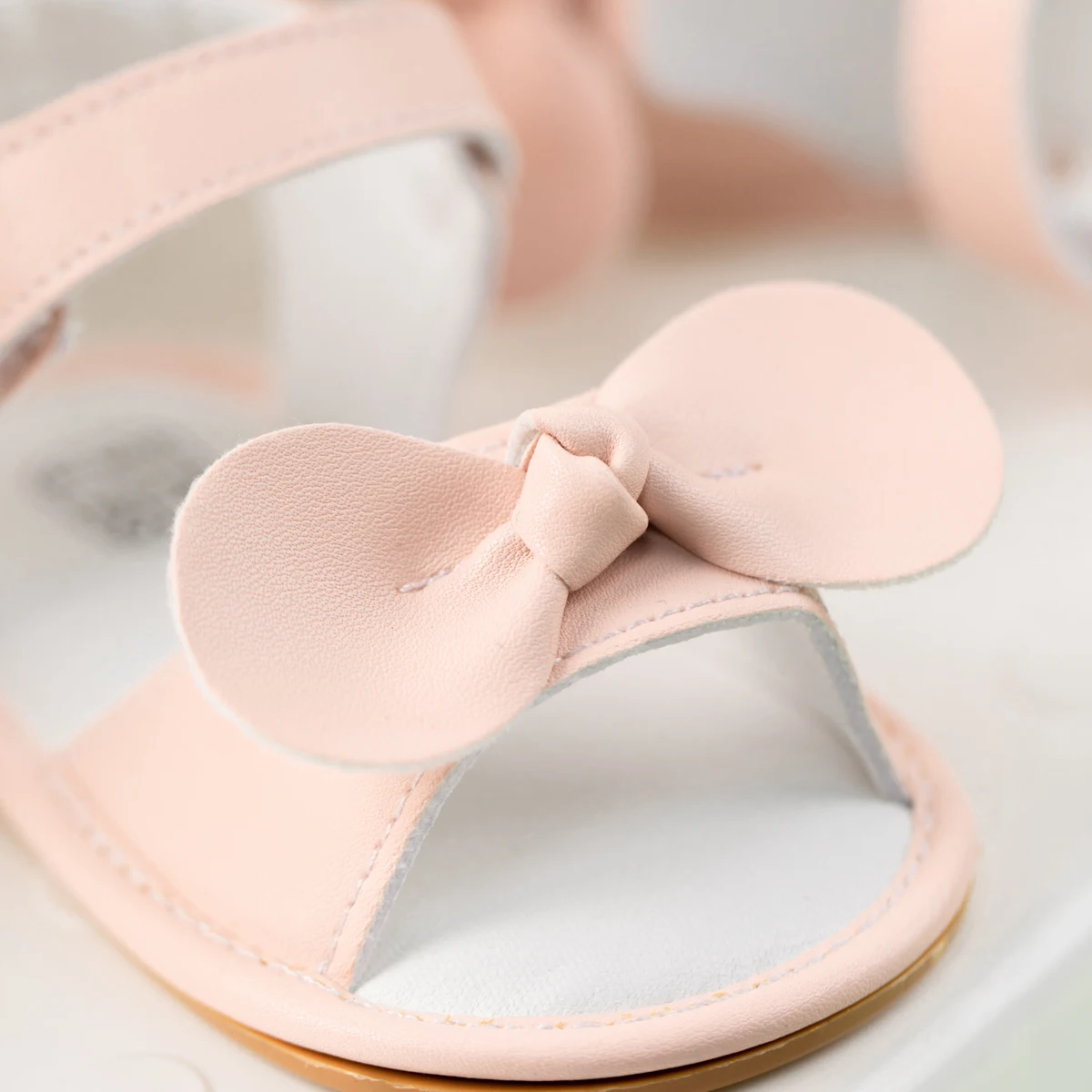صنادل نعل مطاطي ناعم مانع للانزلاق للأطفال الأولاد والبنات ، صنادل حديثي الولادة ، أحذية خارجية مفتوحة من الأمام ، مشايات صيفية لأول مرة #5