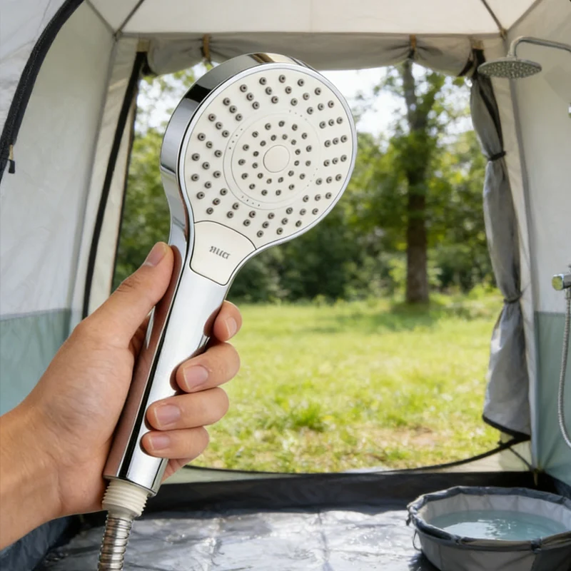 

Ручная душевая лейка с тремя регулируемыми режимами, бытовая, водосберегающая, многофункциональная