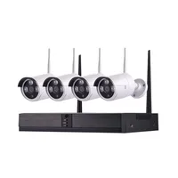 OEM XMeye Pro Waterproof 3MP 4CH Wireless WiFi CCTV Security Bullet Camera NVR Kit Video Surveillance System