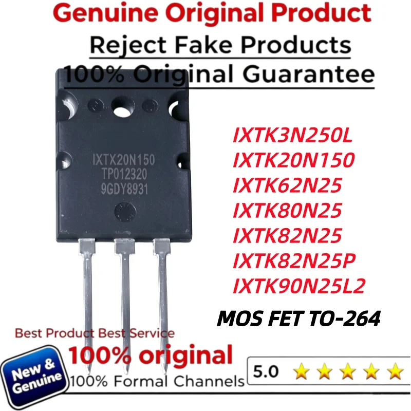 2pcs 100% new Original  IXTK3N250L IXTK20N150 IXTK62N25 IXTK80N25 IXTK82N25 IXTK82N25P IXTK90N25L2  MOS FET TO-264