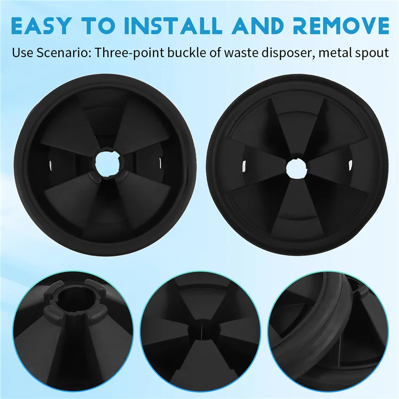 ABBK-2 個シリコン廃棄物ディスポーザー抗飛沫カバー外径 87 ミリメートルインシンセレーター食品廃棄物ディスポーザーに適合