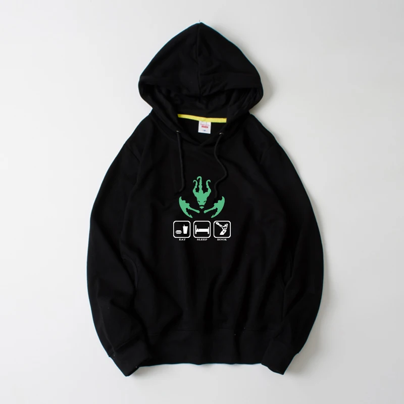 

Хлопковая толстовка Te Soulbound Warden, молодежная модная повседневная толстовка свободного кроя с принтом, осенняя модная уличная одежда