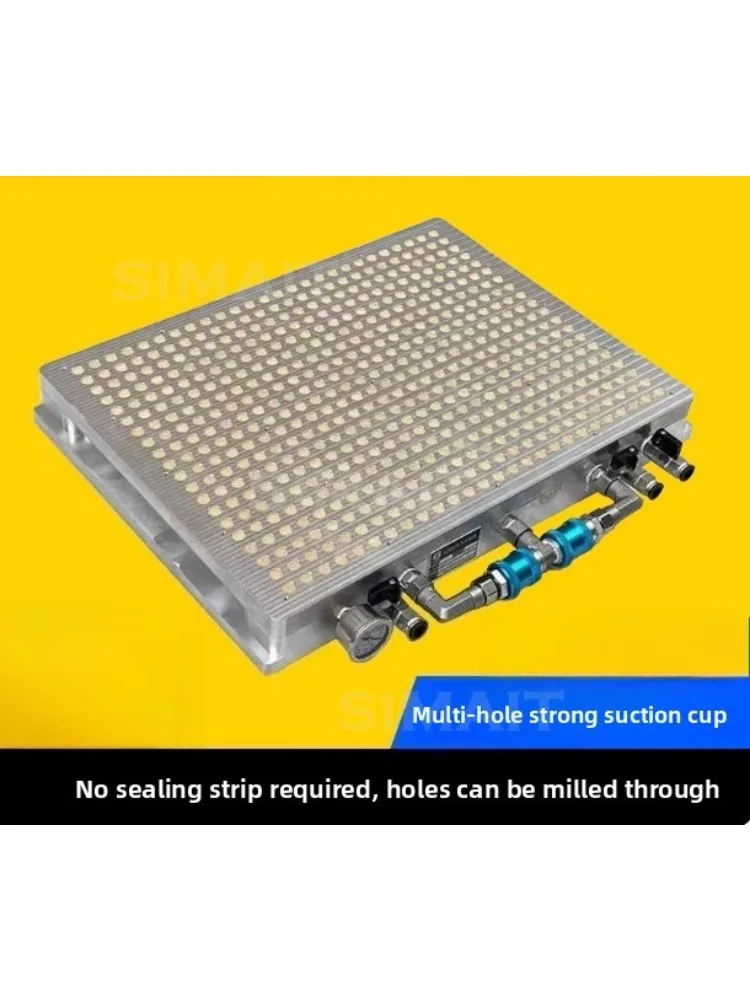 Porous vacuum suction cup CNC industrial non sealing strip strong multi-point adsorption isolation anti blocking type