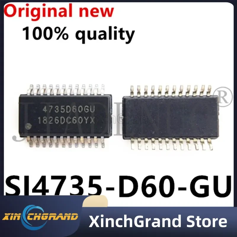 

(1piece) 100% New SI4735-D60-GU Package SSOP24 Silkscreen 4735D60GU RF receiver Chipset