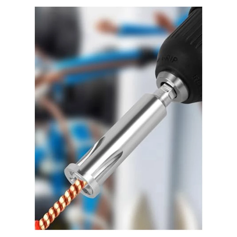 أداة التواء الأسلاك الساخنة 1/4 بوصة عرافة Shankcable المتعرية وأداة الإعصار كابل التواء موصل أداة لسلك الكابل